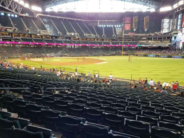 Chase Field, section: 110, row: 34, seat: 10