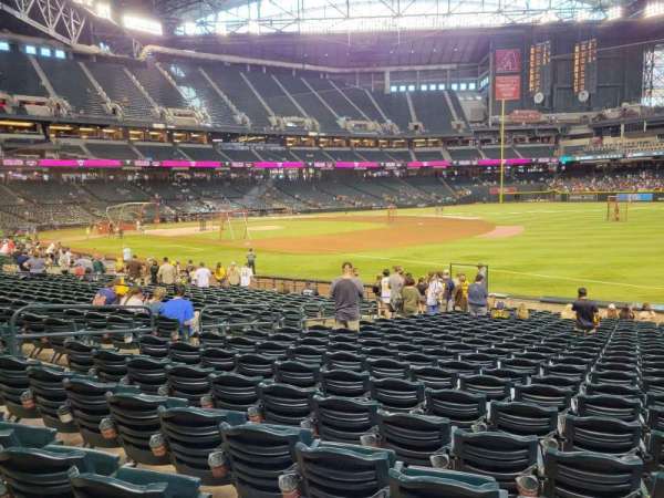 Chase Field, section: 112, row: 23, seat: 10