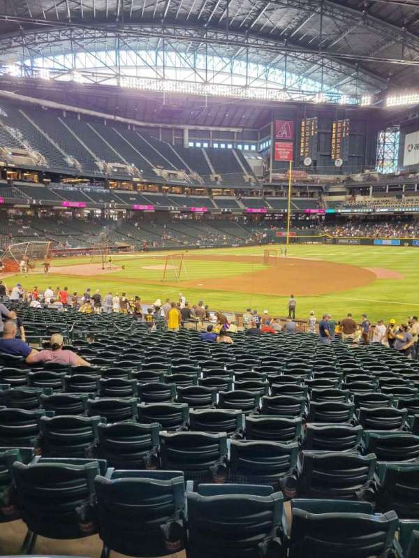 Chase Field, section: 114, row: 29, seat: 5