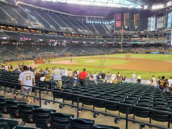 Chase Field, section: 115, row: 24, seat: 4