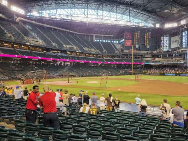 Chase Field, section: C, row: 17, seat: 4
