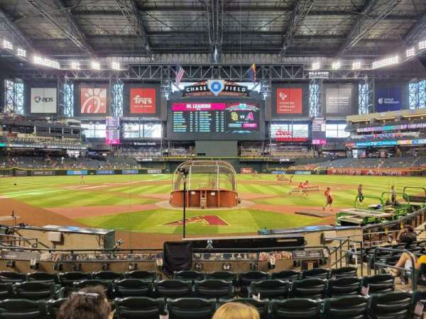 Chase Field, section: J, row: J, seat: 6