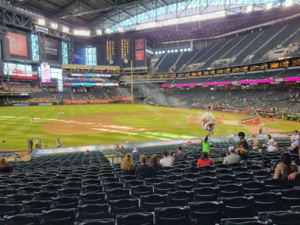 Chase Field, section: 129, row: 33, seat: 10