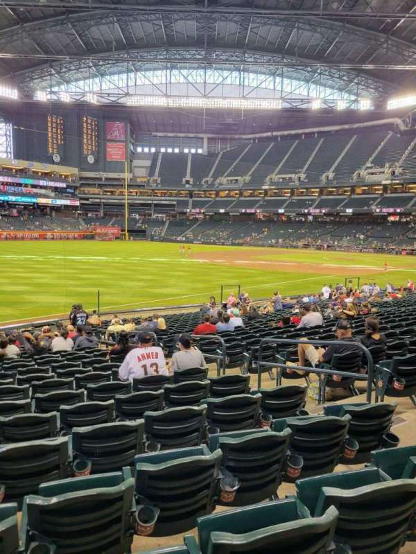 Chase Field, section: 134, row: 26, seat: 6