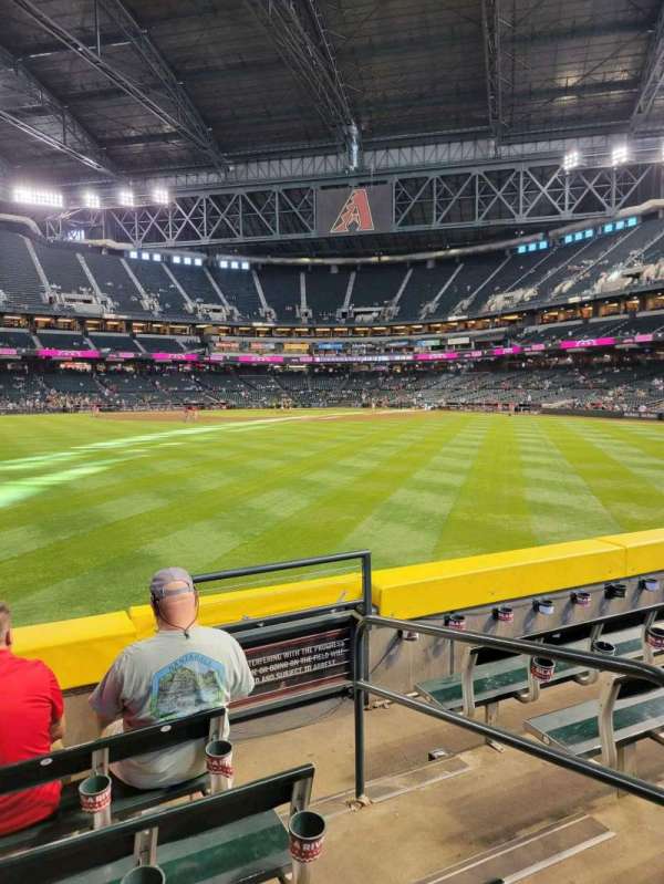 Chase Field, section: 144, row: 16, seat: 3