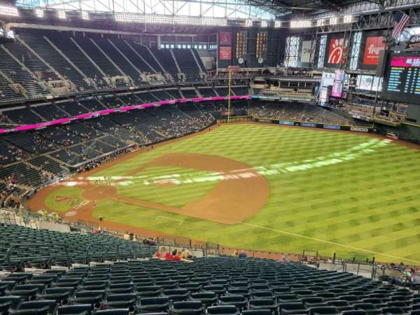Chase Field, section: 307, row: 25, seat: 10