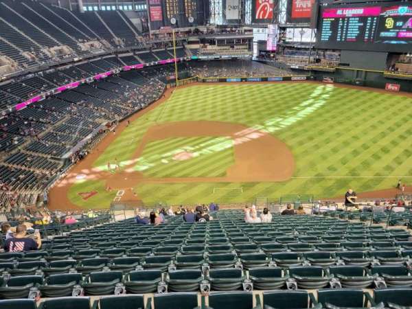 Chase Field, section: 310, row: 27, seat: 10