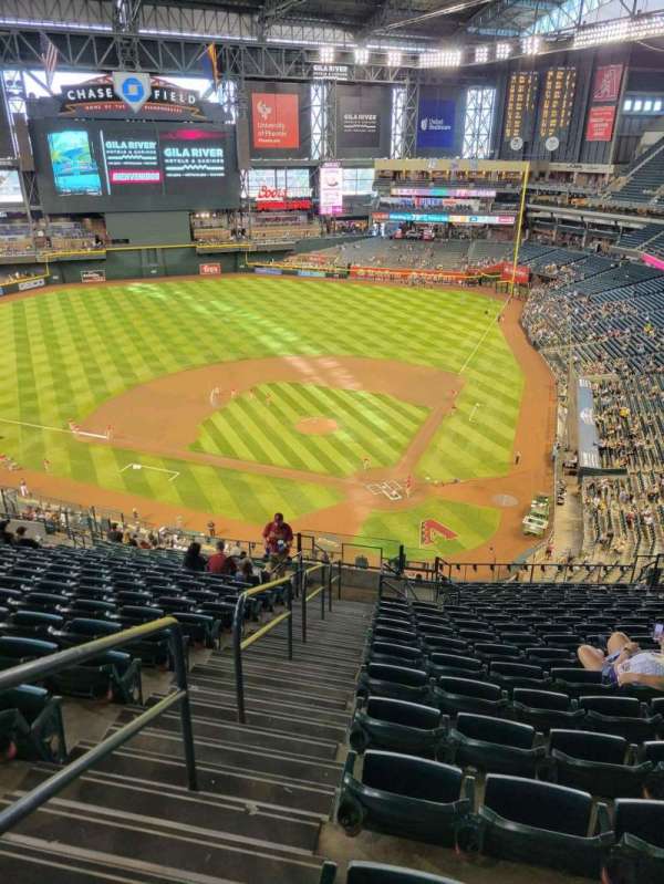 Chase Field, section: 318, row: 20, seat: 21