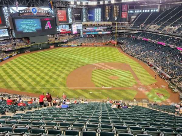 Chase Field, section: 322, row: 28, seat: 10
