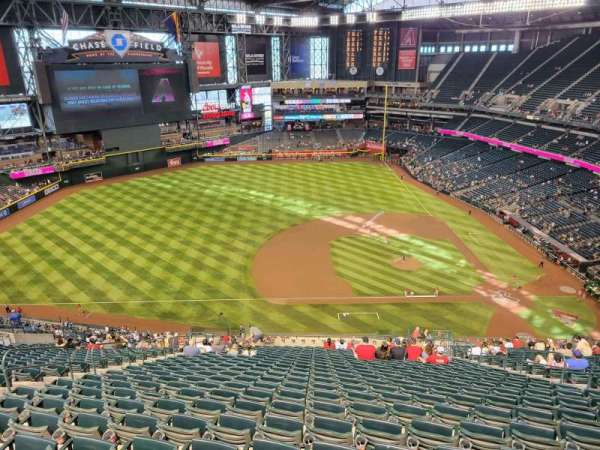 Chase Field, section: 323, row: 30, seat: 10