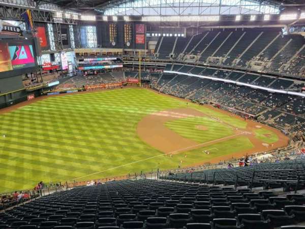 Chase Field, section: 327, row: 34, seat: 10