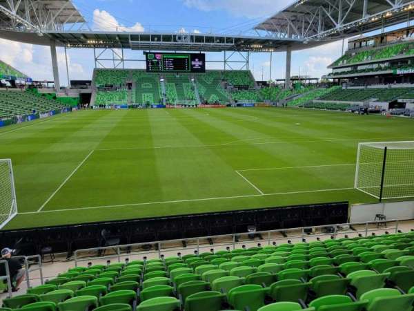 Q2 Stadium, section: 124, row: 11, seat: 18