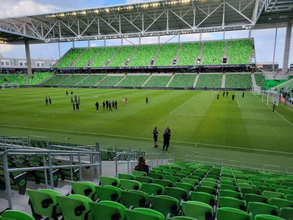 Q2 Stadium, section: 108, row: 17, seat: 20