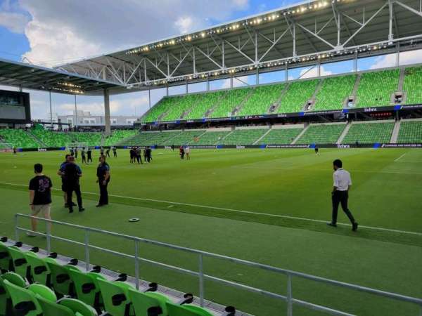 Q2 Stadium, section: 108, row: 4, seat: 10