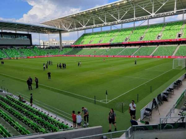 Q2 Stadium, section: 107, row: 10, seat: 7
