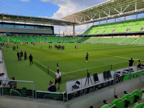 Q2 Stadium, section: 106, row: 7, seat: 8