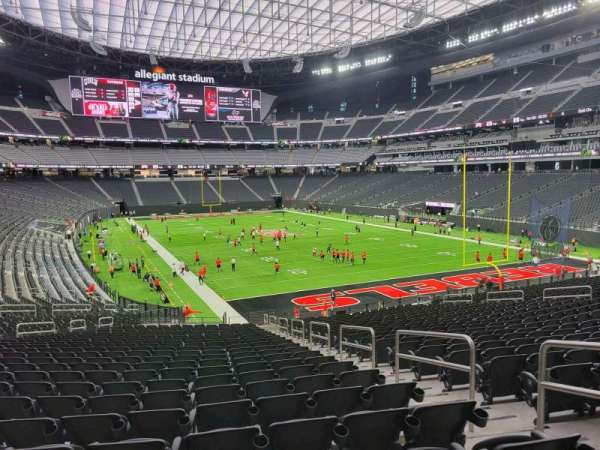 Allegiant Stadium, section: 104, row: 34, seat: 4