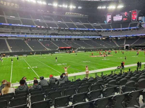 Allegiant Stadium, section: 116, row: 10, seat: 6