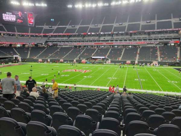 Allegiant Stadium, section: C132, row: 26, seat: 10