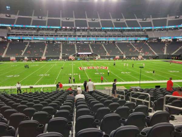 Allegiant Stadium, section: C135, row: 23, seat: 4