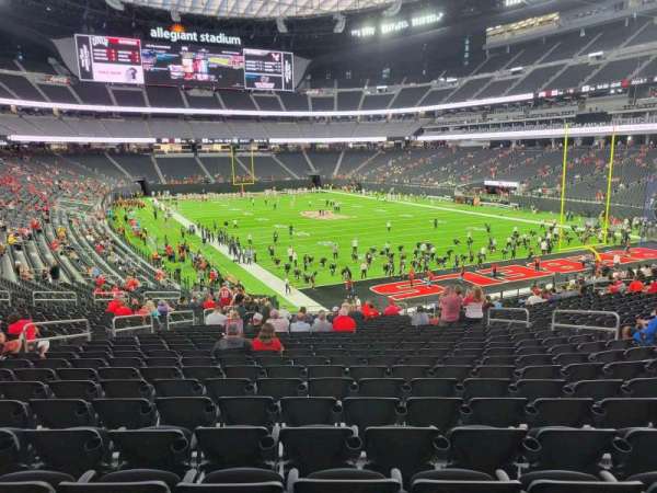Allegiant Stadium, section: 104, row: 32, seat: 13