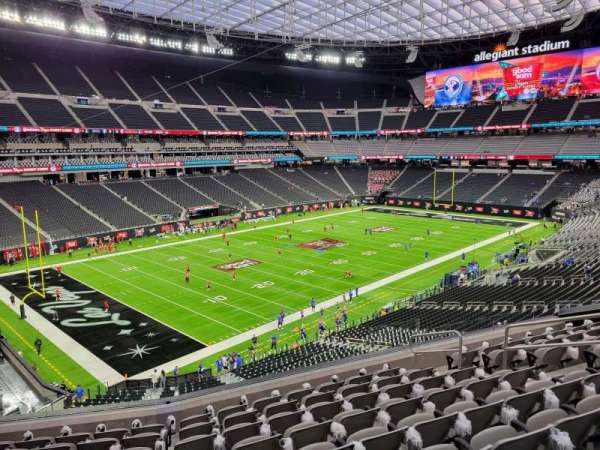 Allegiant Stadium, section: 243, row: 9, seat: 9