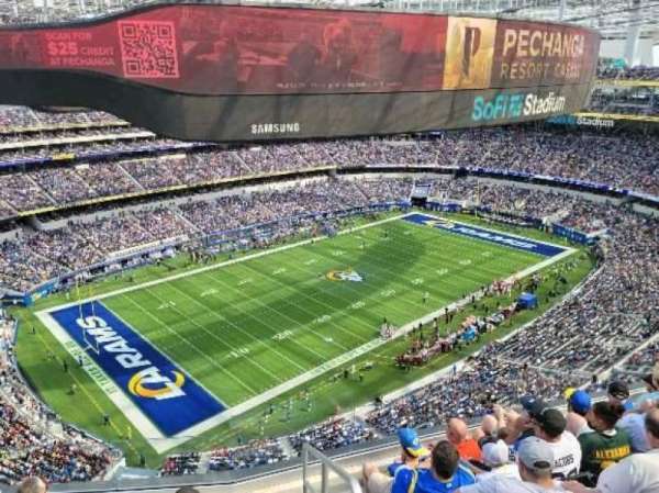 SoFi Stadium, section: 407, row: 5, seat: 1