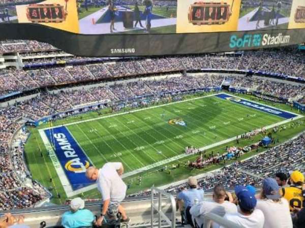 SoFi Stadium, section: 408, row: 5, seat: 1