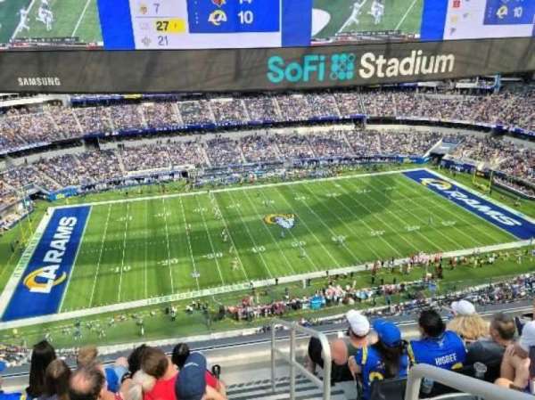 SoFi Stadium, section: 411, row: 5, seat: 1