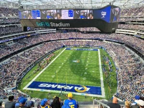SoFi Stadium, section: 430, row: 5, seat: 1