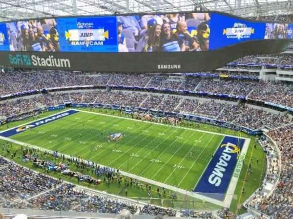SoFi Stadium, section: 449, row: 5, seat: 1
