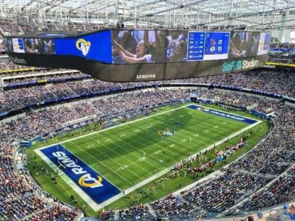 SoFi Stadium, section: 506, row: 3, seat: 4