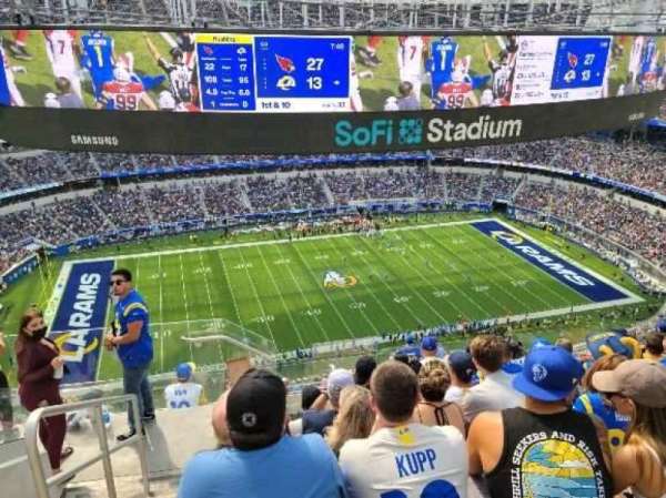 SoFi Stadium, section: 538, row: 8, seat: 24