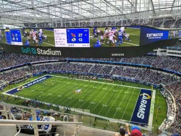 SoFi Stadium, section: 545, row: 6, seat: 18