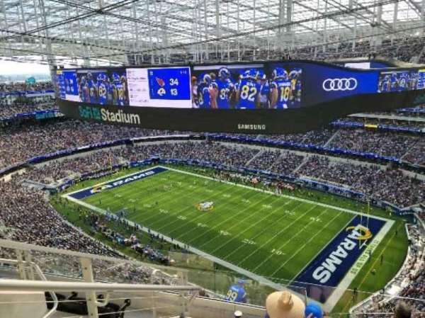SoFi Stadium, section: 547, row: 6, seat: 14