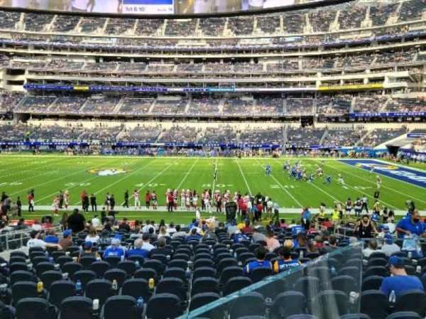SoFi Stadium, section: C113, row: 18WC, seat: 6