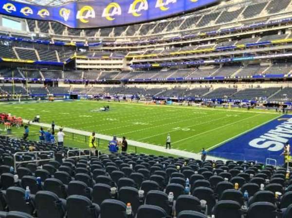 SoFi Stadium, section: C116, row: 16, seat: 10