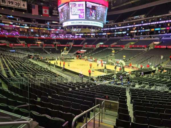 Crypto.com Arena, section: 108, row: 19, seat: 15