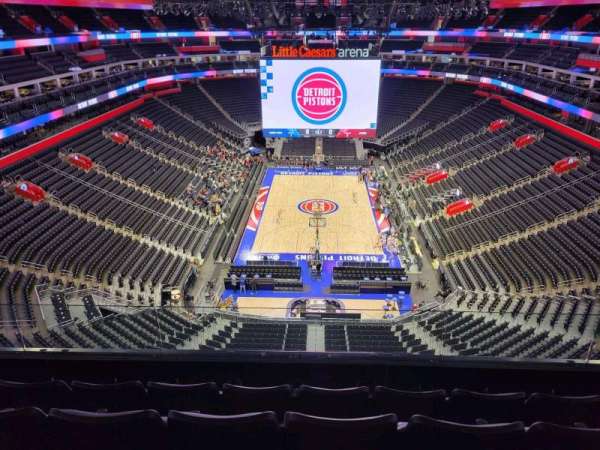 Little Caesars Arena, section: 203, row: 4, seat: 10