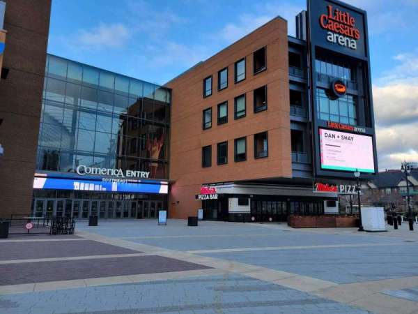 Little Caesars Arena, section: Comerica Entry