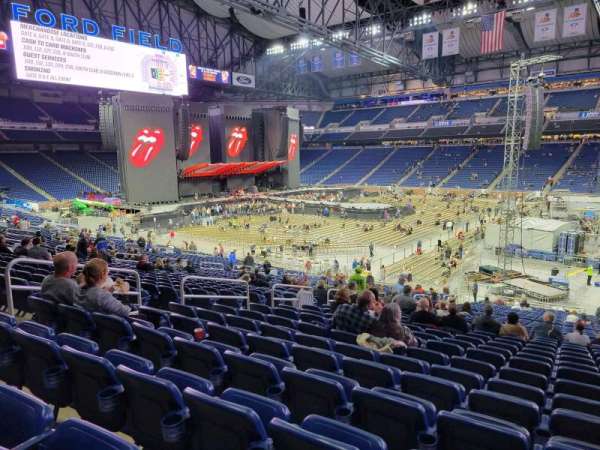 Ford Field, section: 109, row: 36, seat: 10