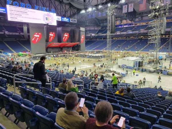 Ford Field, section: 110, row: 27, seat: 10