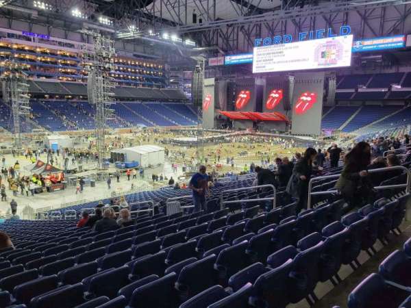 Ford Field, section: 114, row: 35, seat: 20