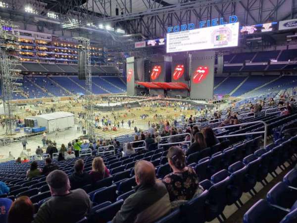 Ford Field, section: 123, row: 36, seat: 10