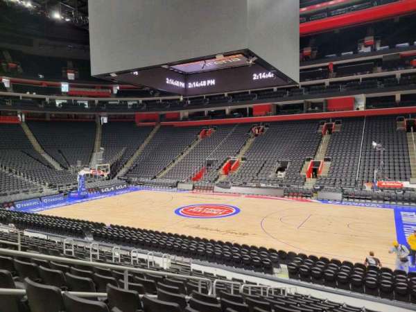 Little Caesars Arena, section: 107, row: 13, seat: 5