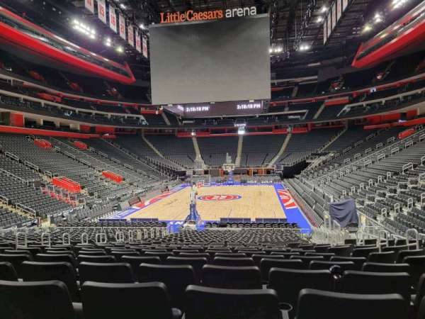 Little Caesars Arena, section: 115, row: 13, seat: 9