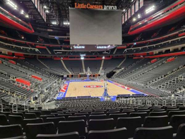 Little Caesars Arena, section: 116, row: 13, seat: 10