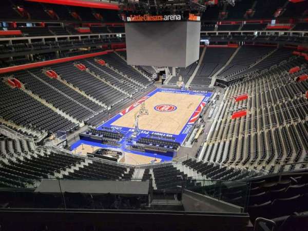 Little Caesars Arena, section: M1, row: 3, seat: 10
