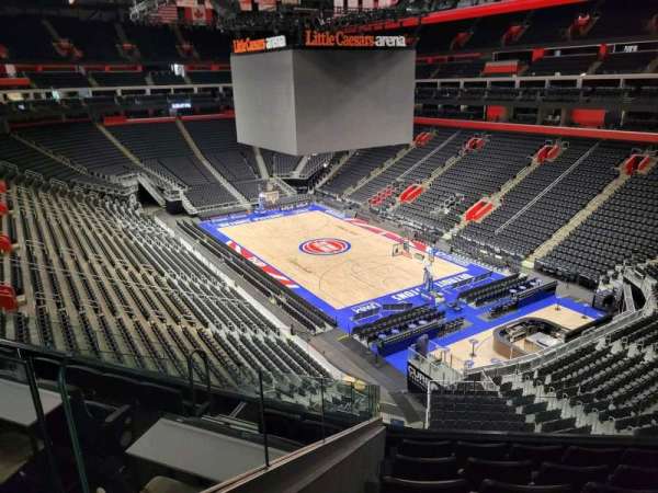 Little Caesars Arena, section: M5, row: 1, seat: 12