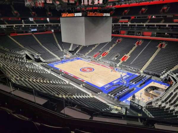 Little Caesars Arena, section: M6, row: 3, seat: 10